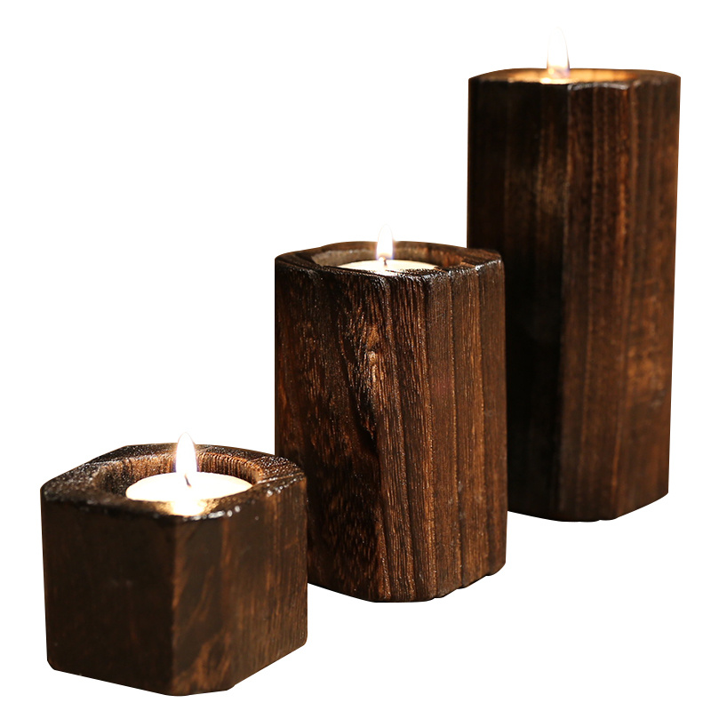 Solid wood candle holder - Image 4
