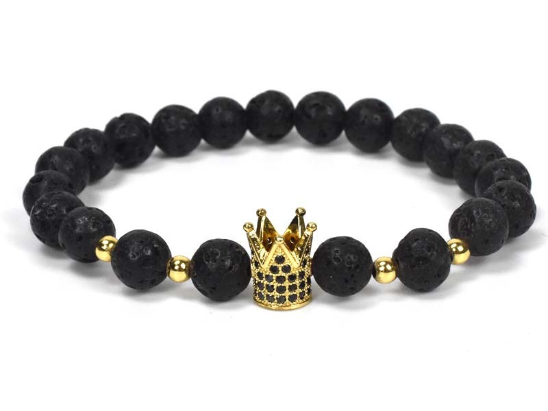 Natural Stone Owl Head Yoga Bracelet - Image 9