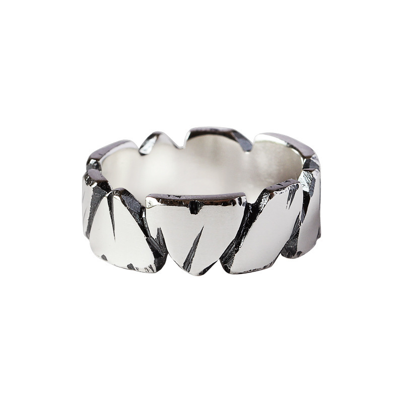 Personality Female Sea Dry Stone Couple Ring - Image 5