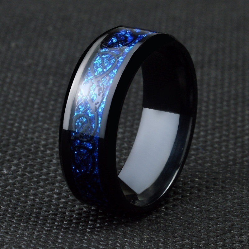 Black Heart Gemstone Diamond Wedding Ring - Image 5