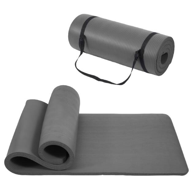 Only Supports Self Pickup-Yoga Mat, One Inch Thickened High-density Practice Mat, Tear-resistant Practice Yoga Mat With Straps, Suitable For All Kinds Of Yoga Practice