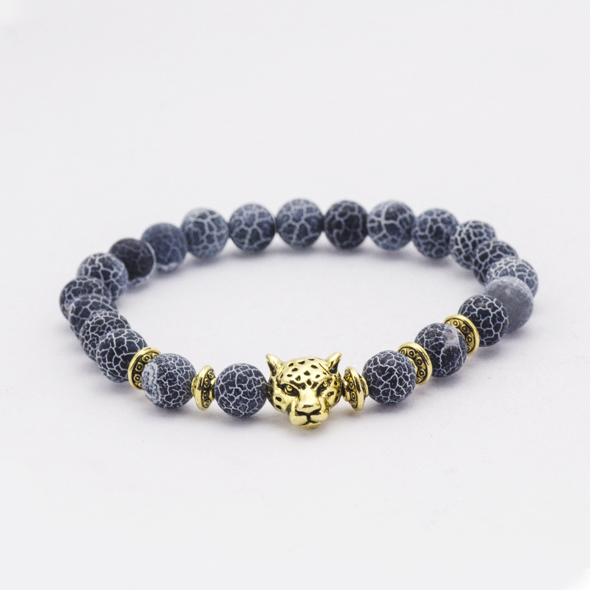Natural Stone Owl Head Yoga Bracelet - Image 5