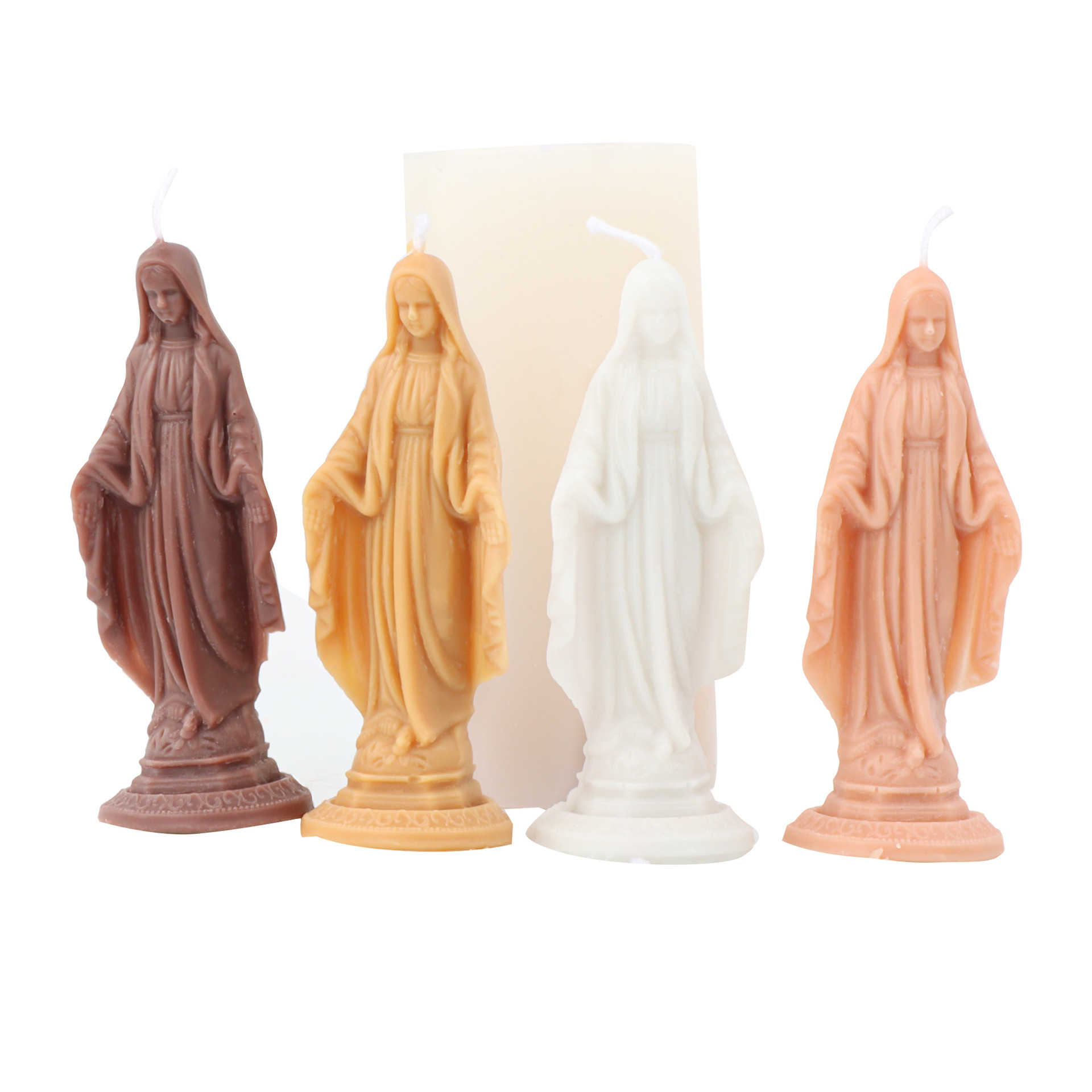 Open Hands Maria Candle Mold Diy Three-dimensional Stall Hand Virgin Candle - Image 2