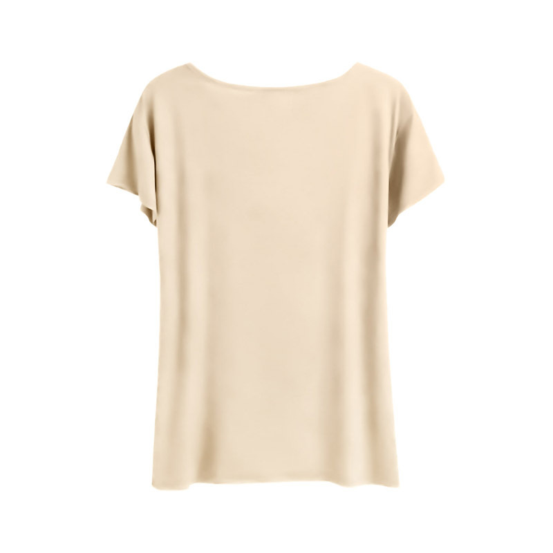 Women's Vintage Letter Print Short Sleeve T-Shirt Casual Summer Round Neck Tee - Image 2